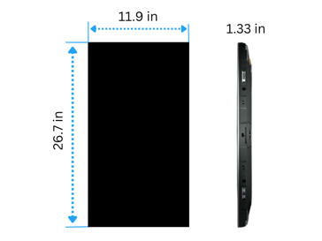 DL Slim Dimensions (706 X 530 Px) Image